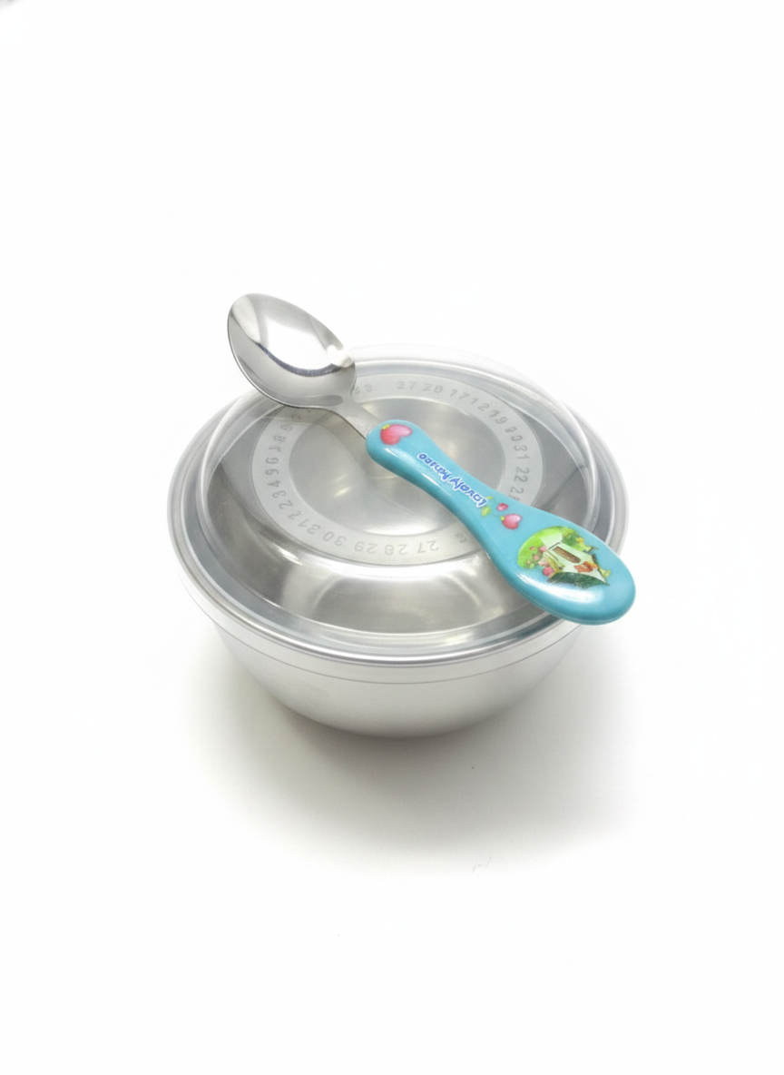 Honey Kids Plate & Spoon