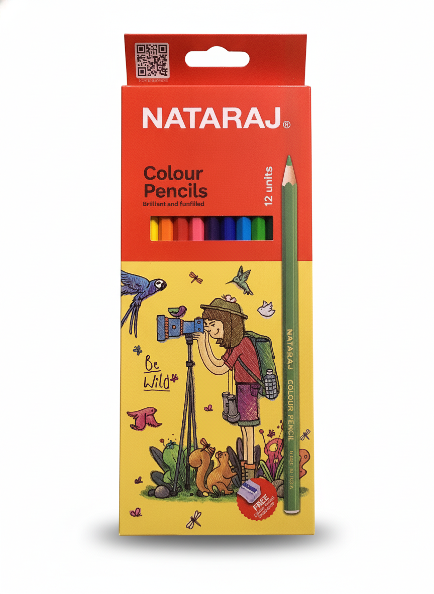 Nataraj Colour Pencils 12 Units