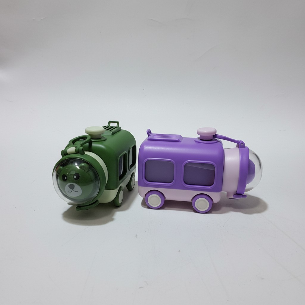Dual Drinking Water Bottle (Car Shape)