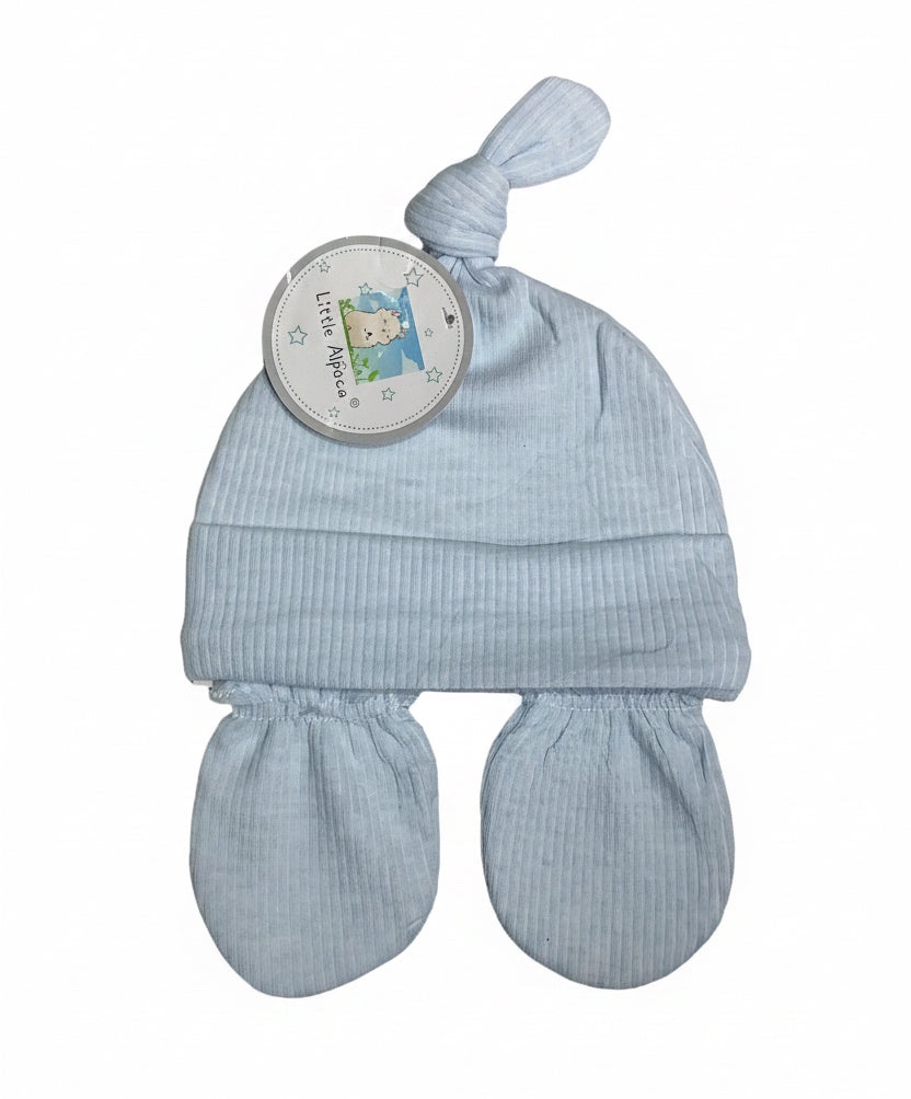 Little Alpaca Baby Hat & Hand Gloves