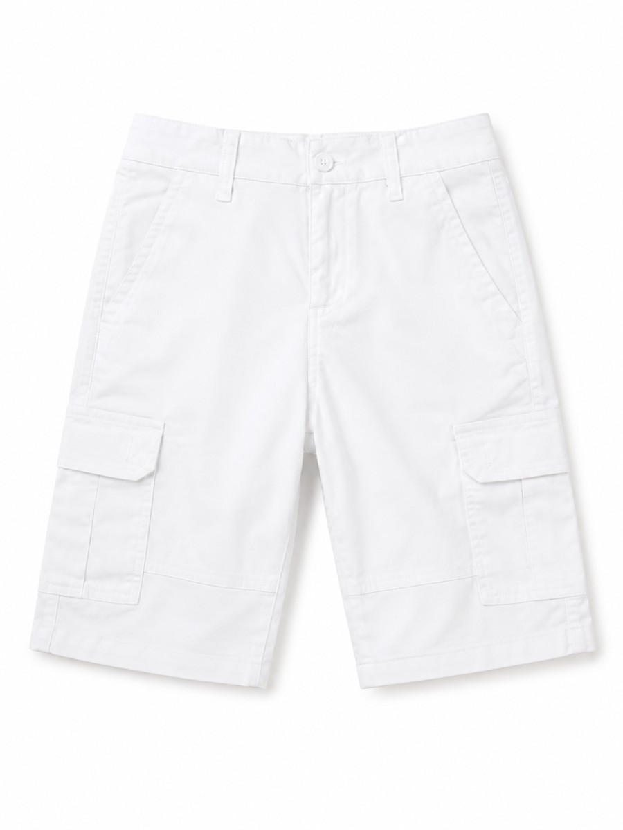 Jeacdici Kids White Combat Short