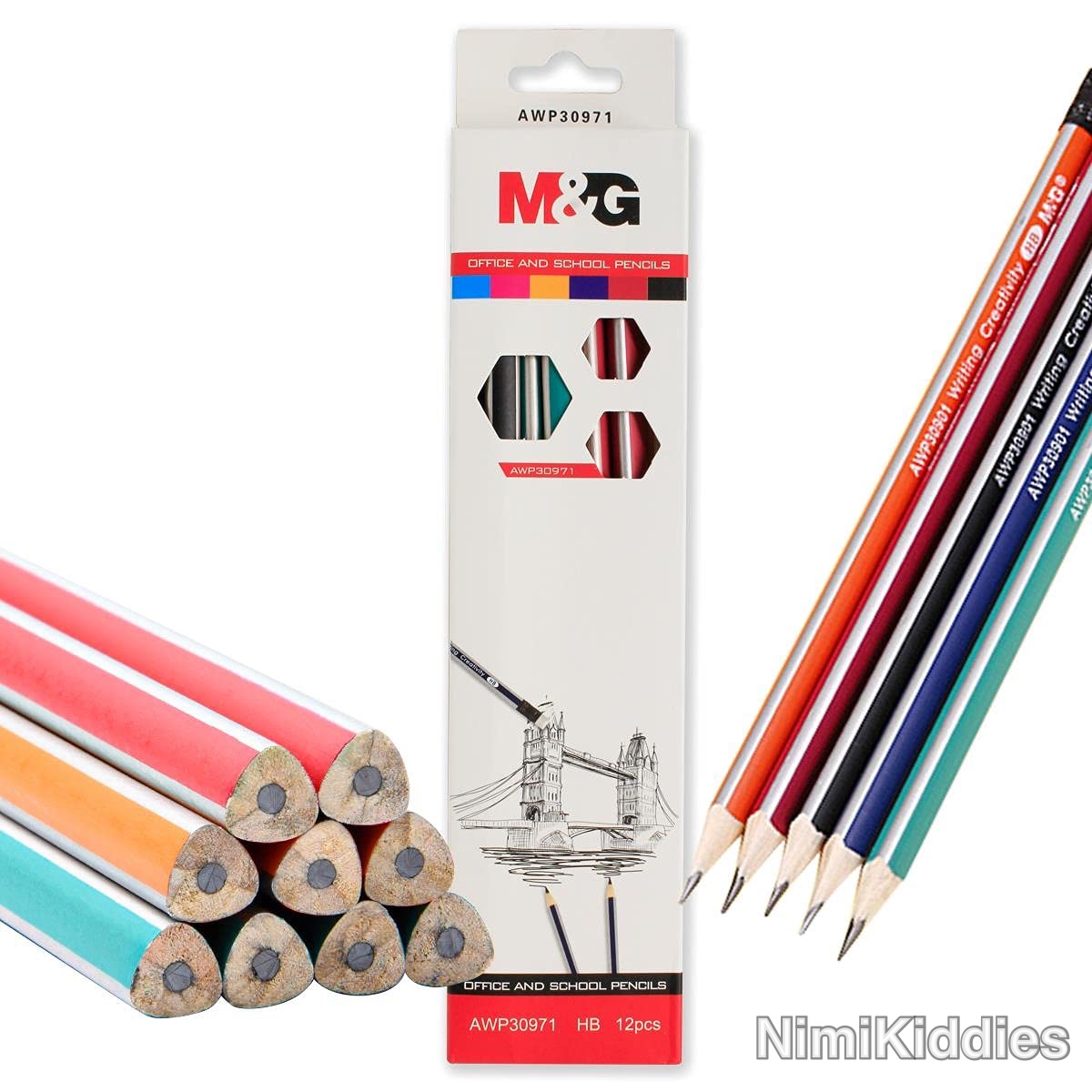 M&G Office And School Pencils (HB 12pcs).