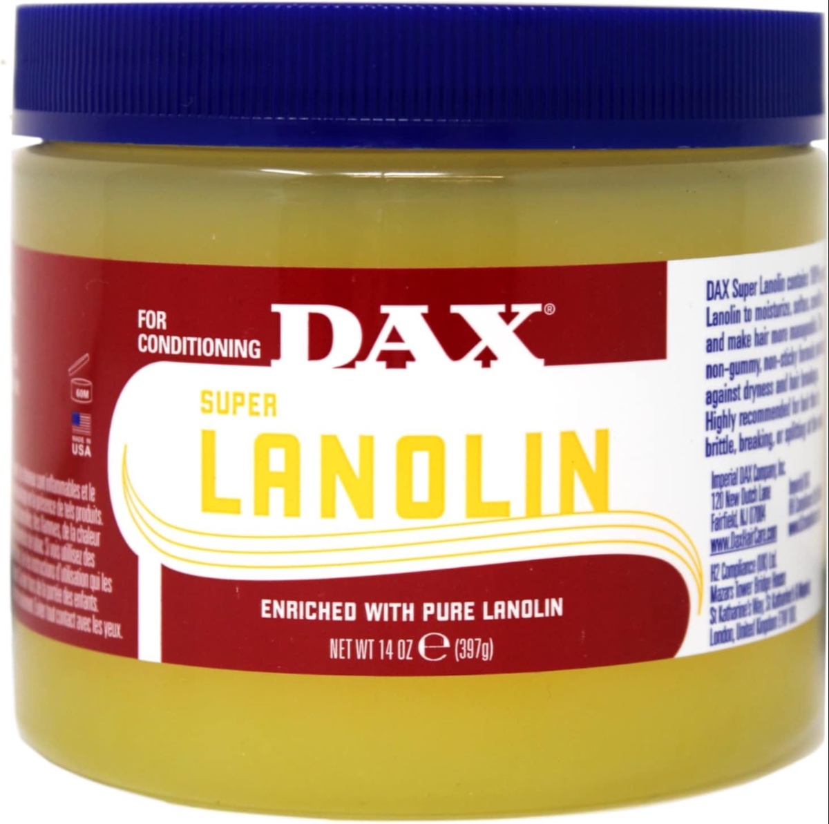 Dax Quality Hair Care Products (Super Lanolin) 397ml.