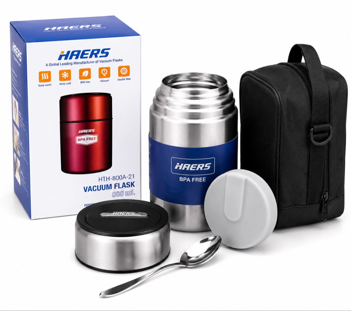 Haers 800-21/800ml Vacuum Flask