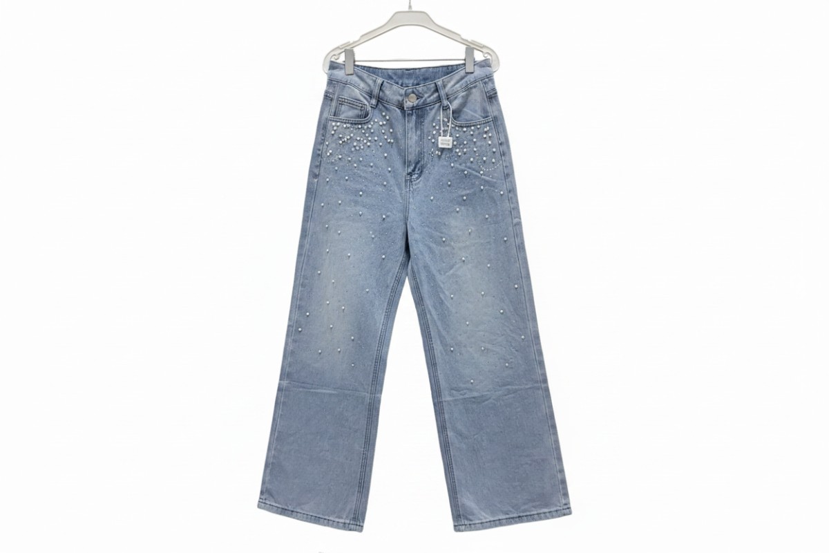 Zhuoyuekongjian Jean Trouser