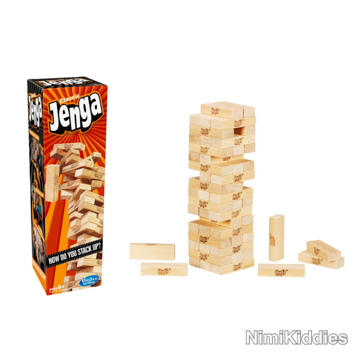 Jenga Wooden Fascinating Puzzle Game 48 Piece