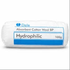 Dele Absorbent Cotton Wool BP (Hydrophylic) 100g