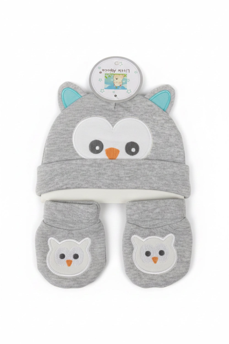 Little Alpaca Baby Hat and Shoe Socks