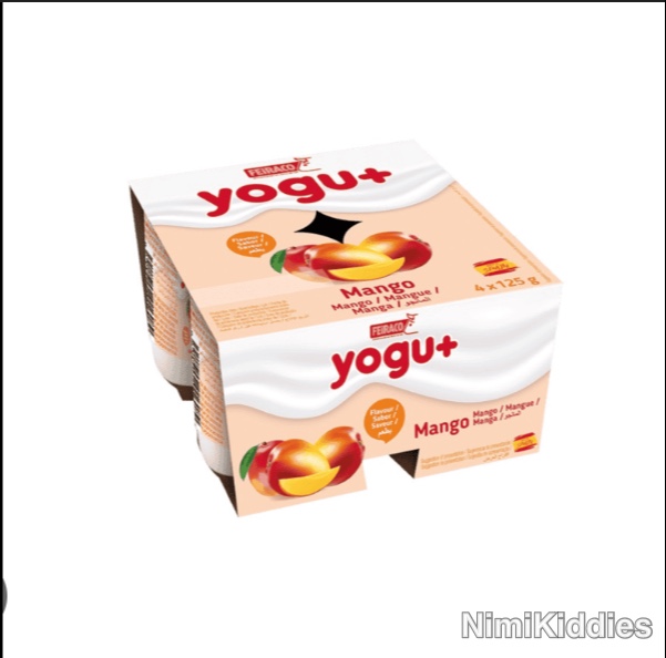 Feiraço Yogu+ Mango Yoghurt 4x125g.