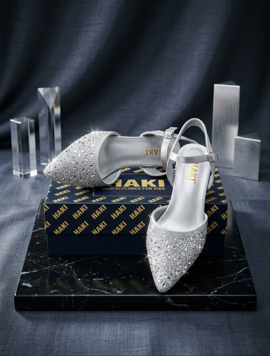 Haki Happiness Girls Shoe With Round Heel