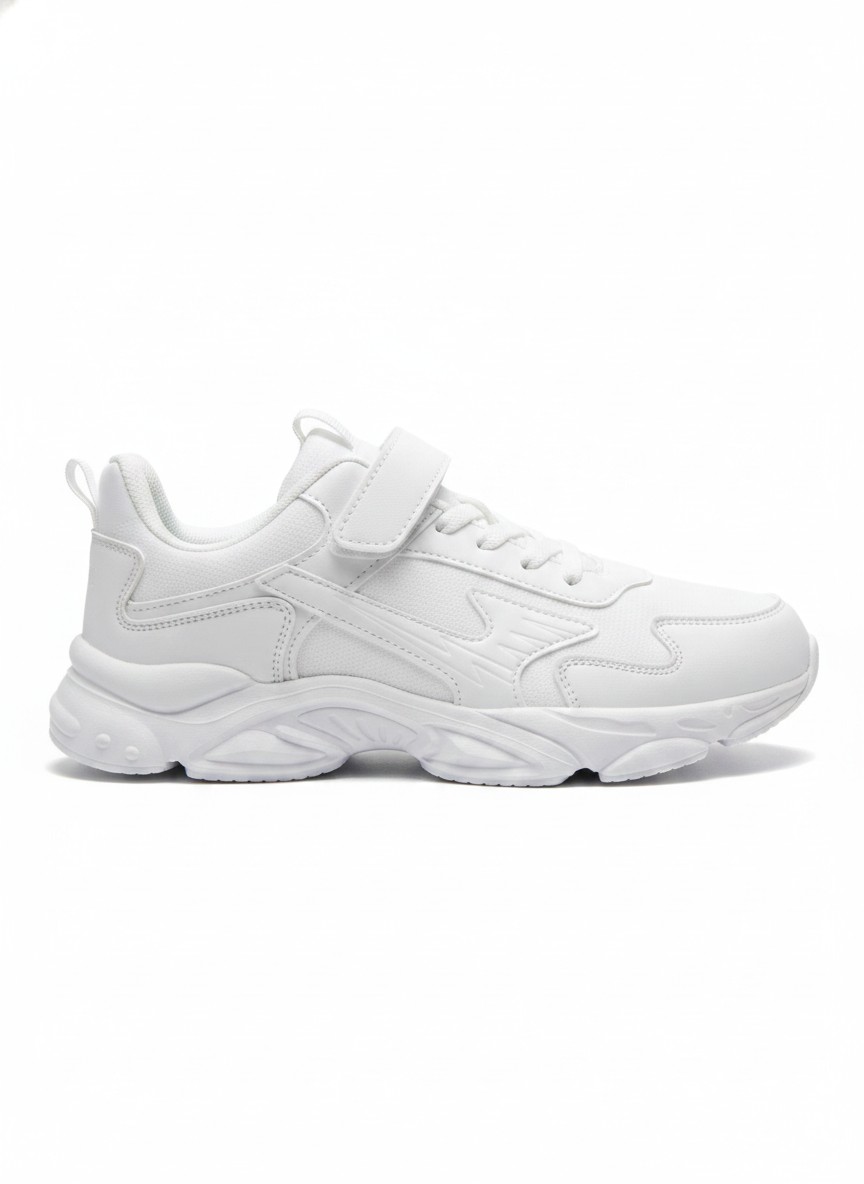MnianDai Boys White Canvas