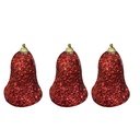 4in1 Shiny Red Bell Christmas Tree Décor.