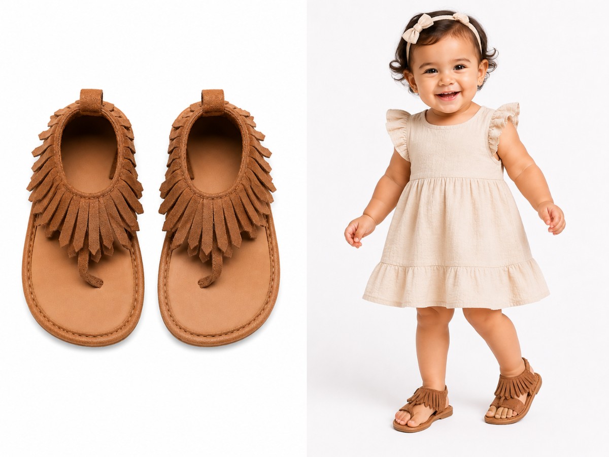 Fluorescent Sand Baby Sandals
