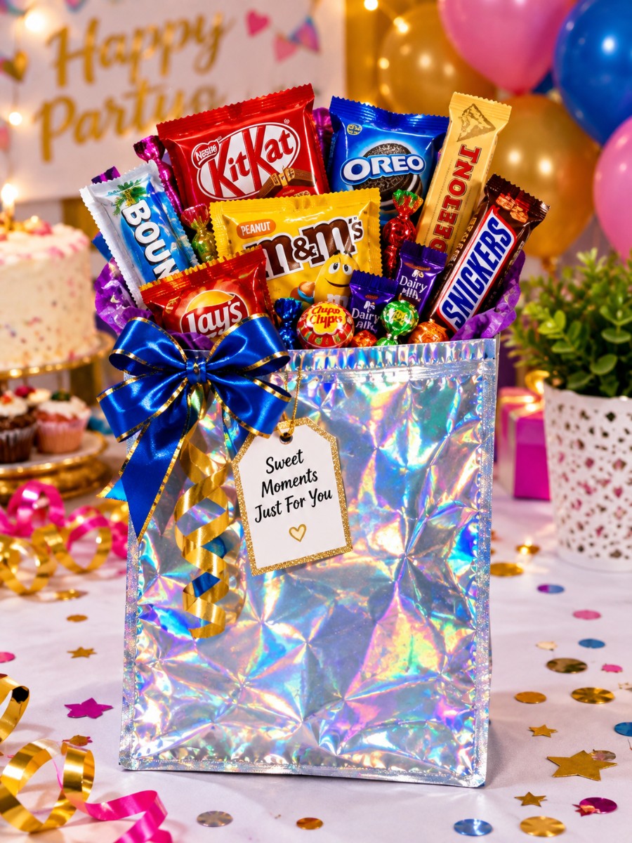 Plain Sliver Gift Bag