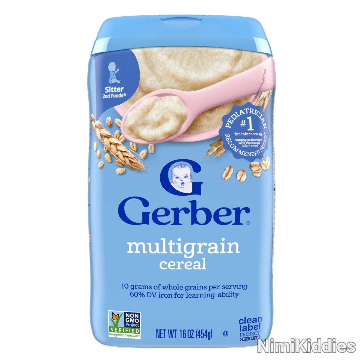 Gerber Multigrain Whole Grains Cereal 454g.