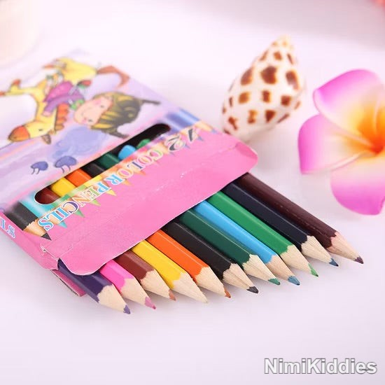 12 colour pencils(Big Pack)