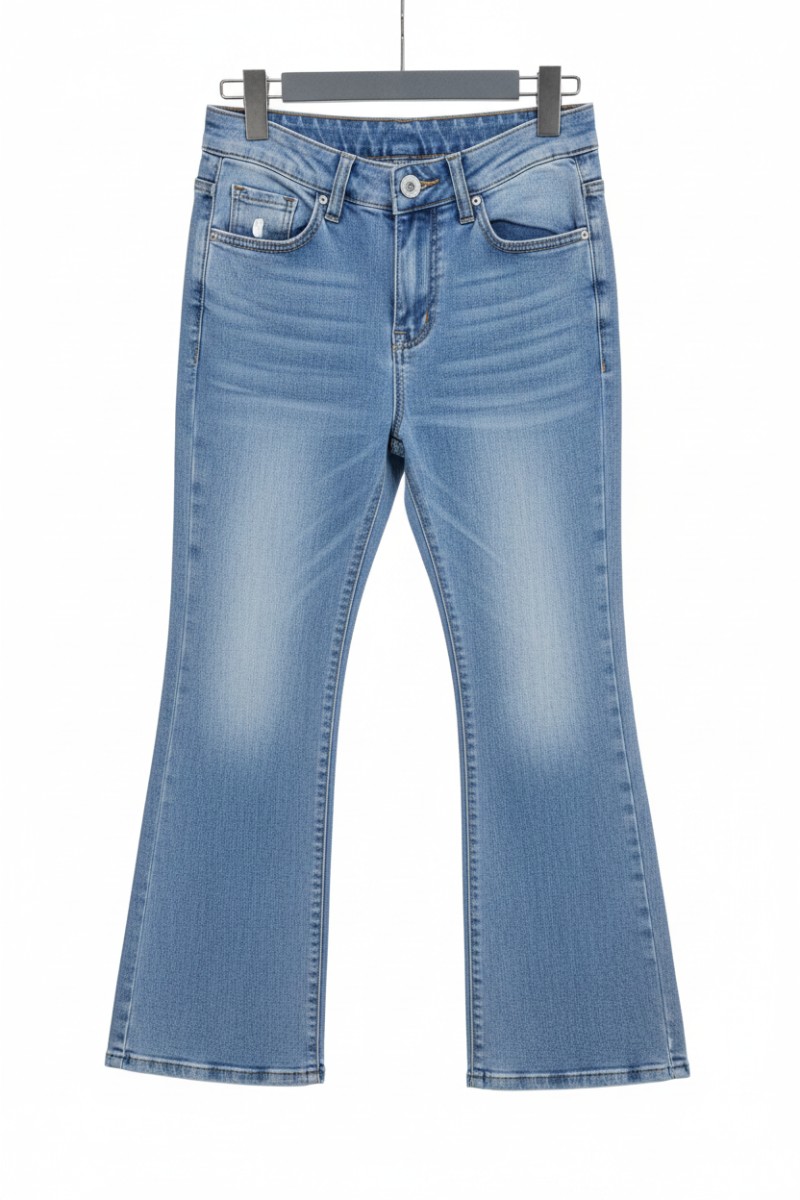 Zhuoyuekongjian Plain Baggy Jeans