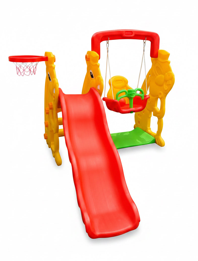 Rabbit 3in1 Swing & Slide Set