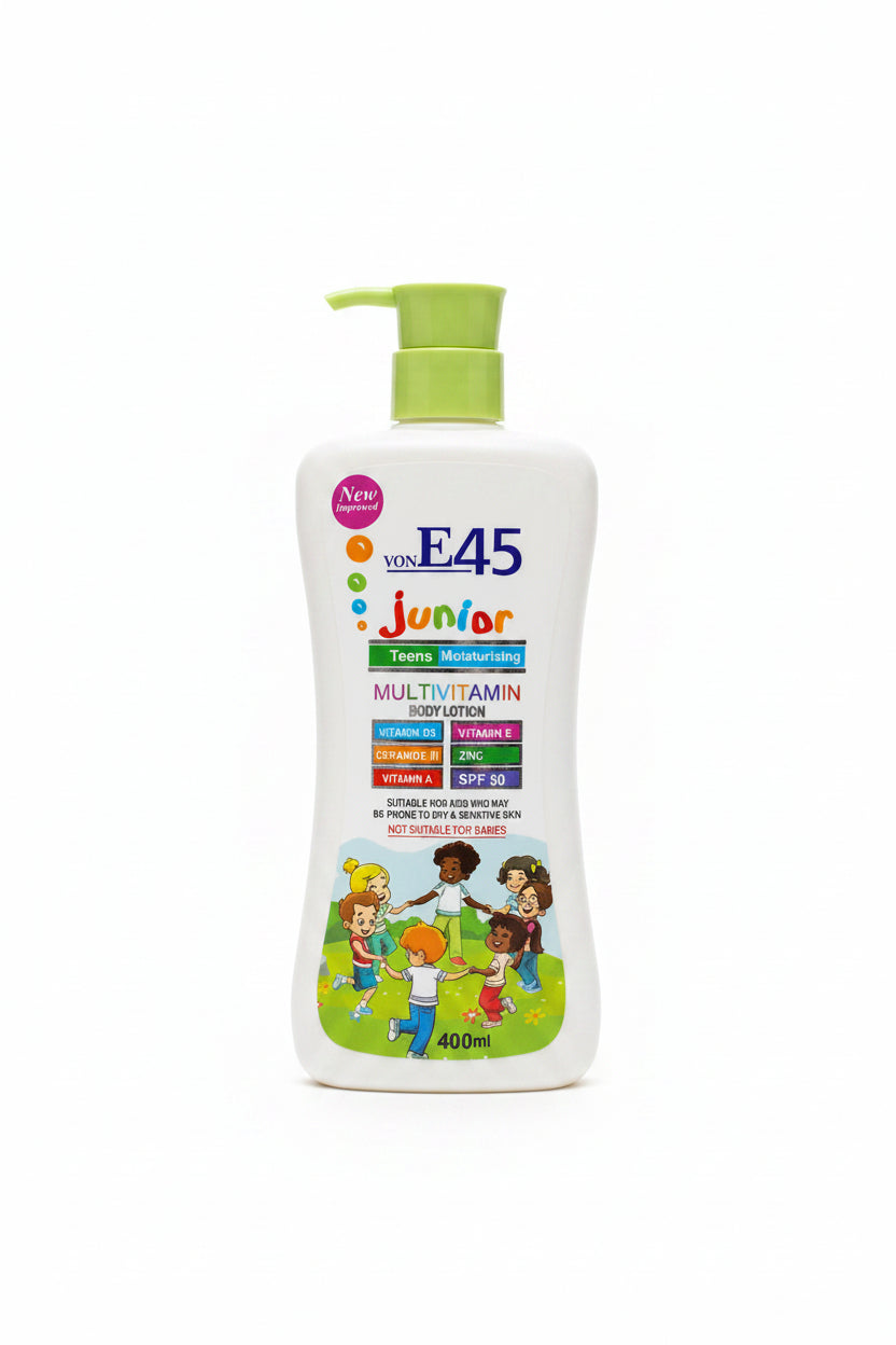 Von E45 Junior Teens Moisturizing Multi Vitamin Body Lotion (400ml).