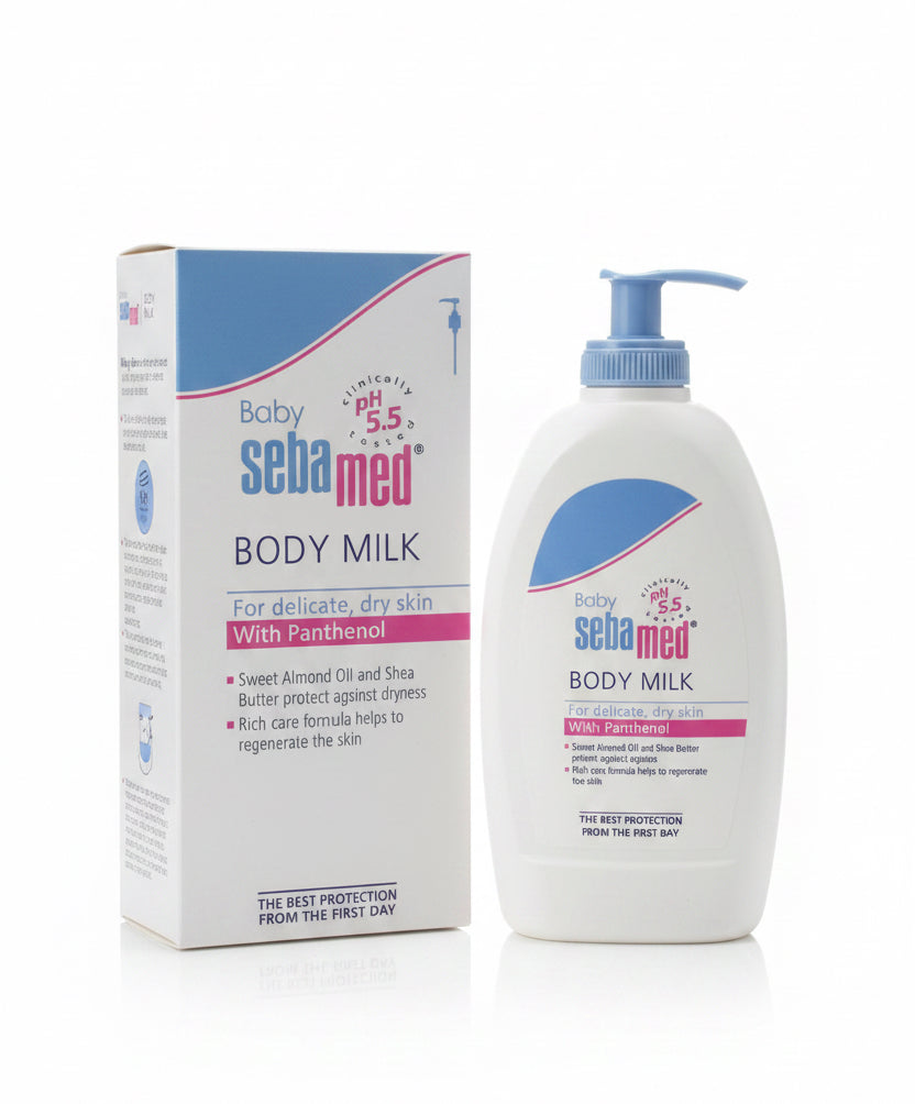 Baby Sebamed Body Milk With Panthenol (400ml).