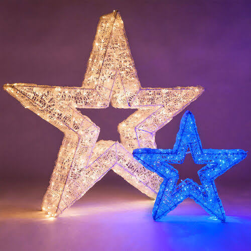 Five-Pointed Star LED Light Deco