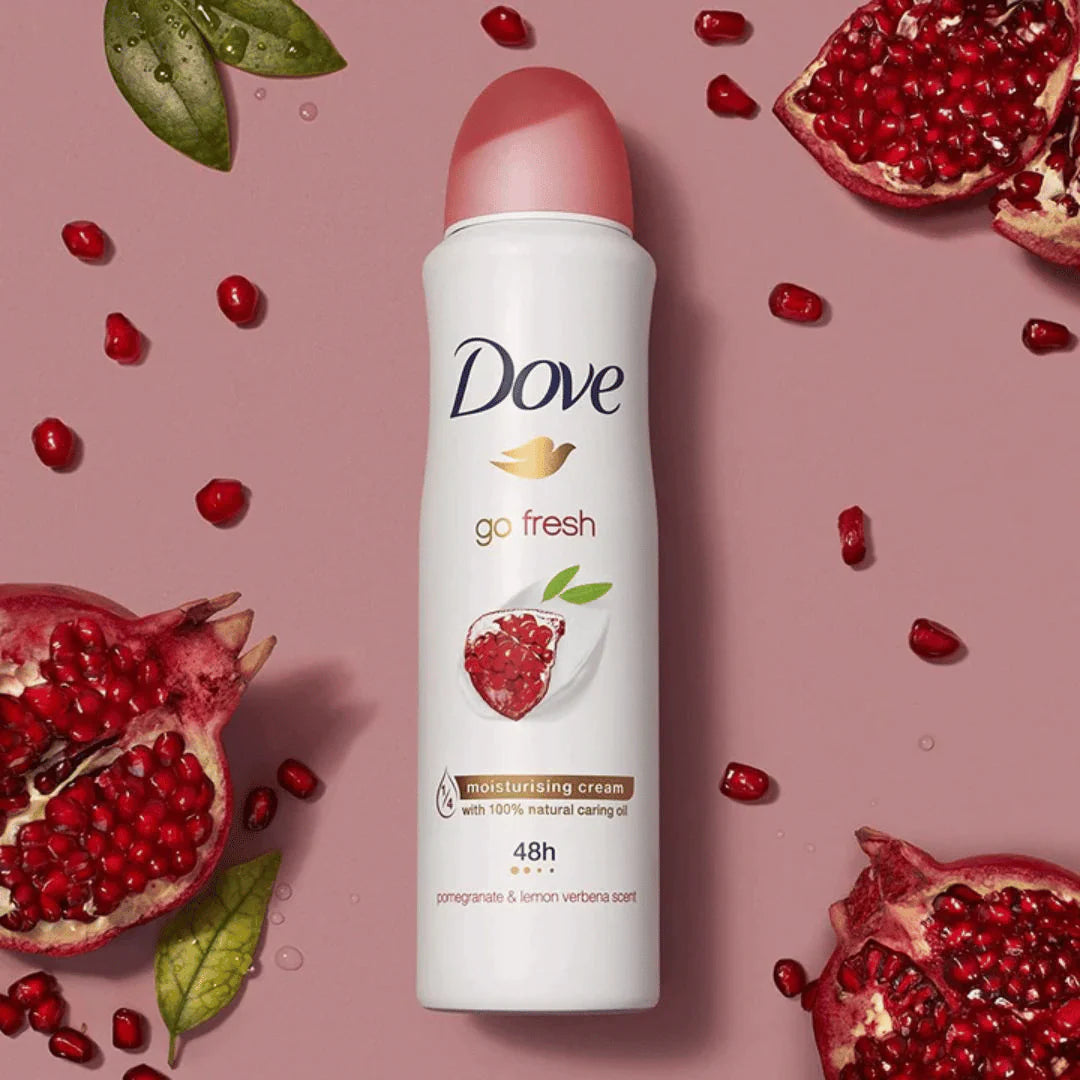 Dove Go Fresh Moisturising Cream (Promegranate & Lemon Verbena Scent) 250ml.