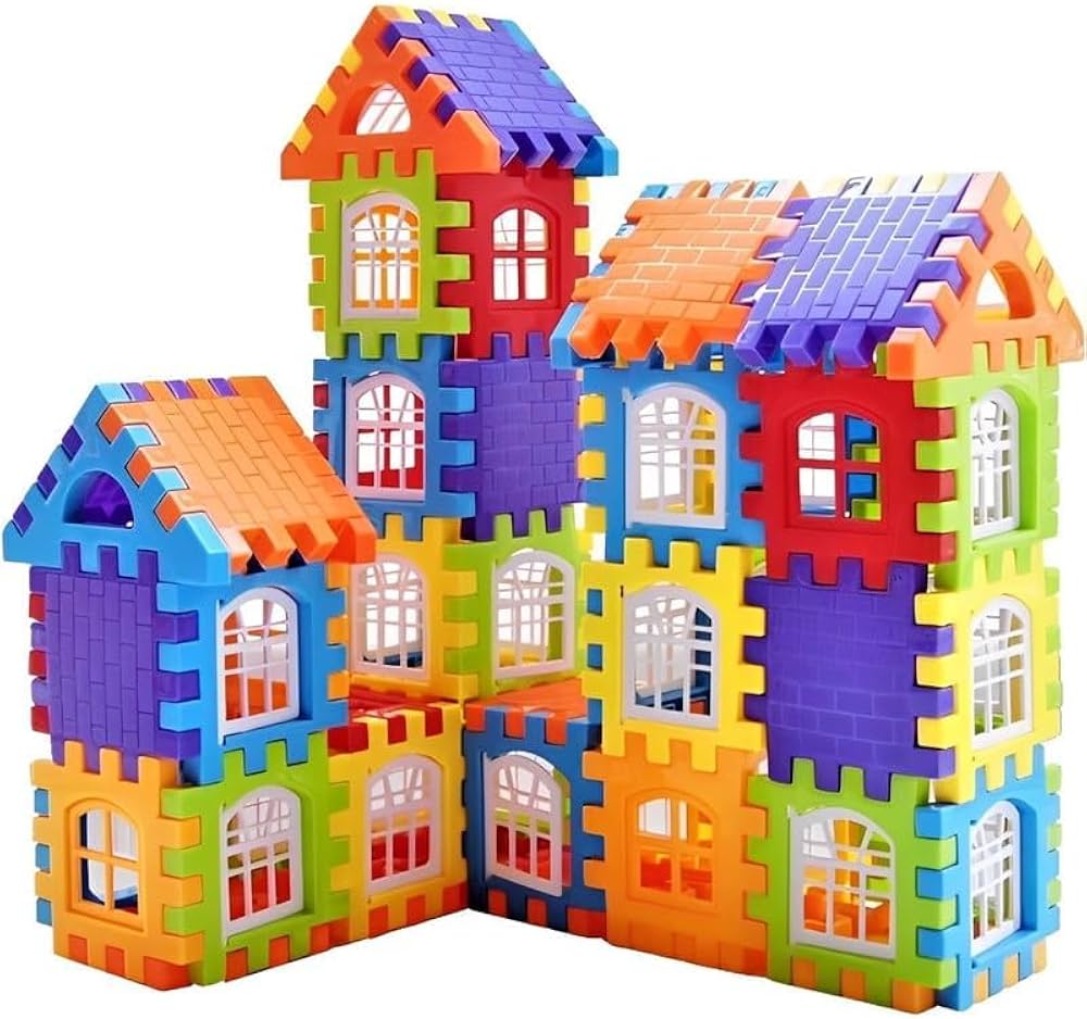 Puzzle House Building Toy for Kids
