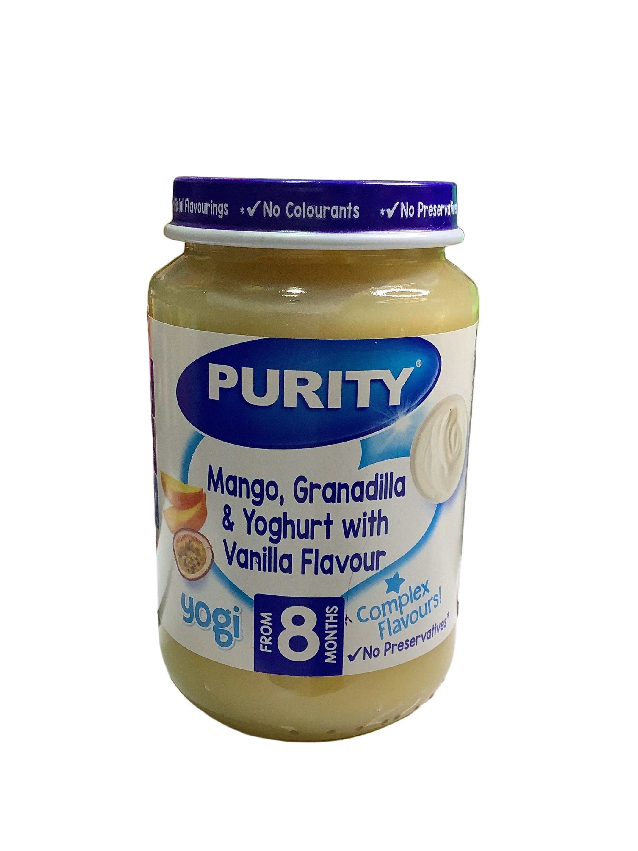 Purity Mango, Granadilla & Yoghurt With Vanilla Flavour 200ml.