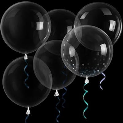 Bobo Balloon (Anti-Oxidant) Stretchy Plastic Transparent Balloon.