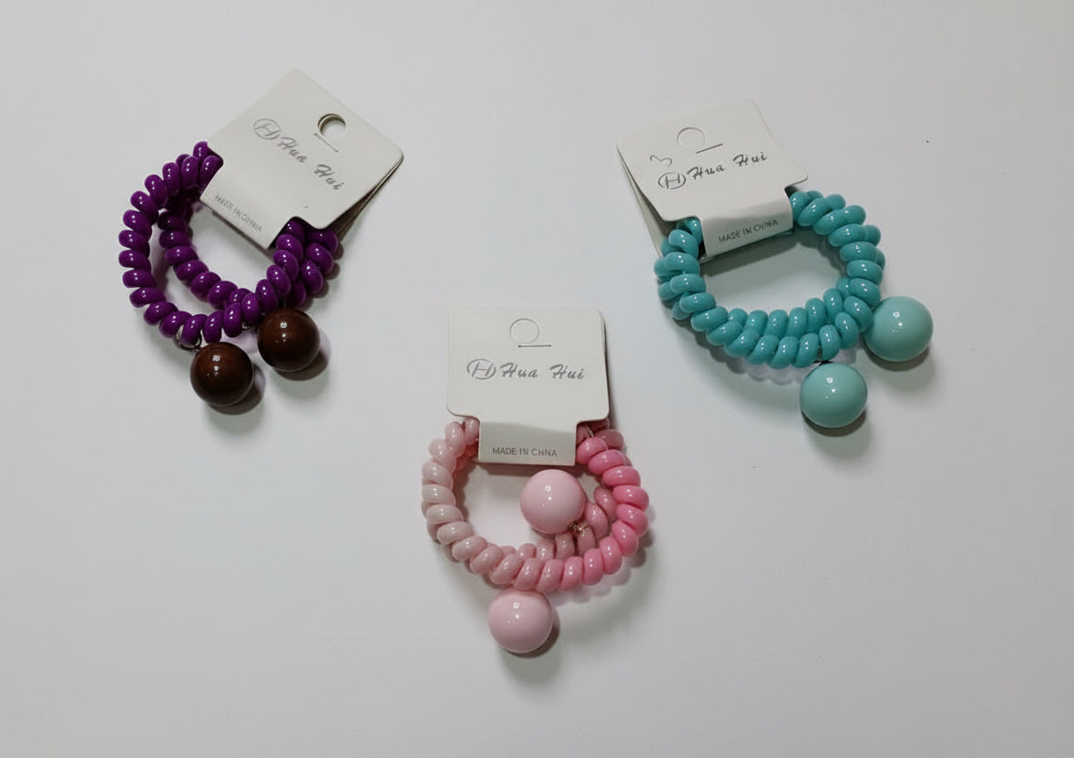 Hua Hui Telephone Wire Design With Stone Girl's Accessory.