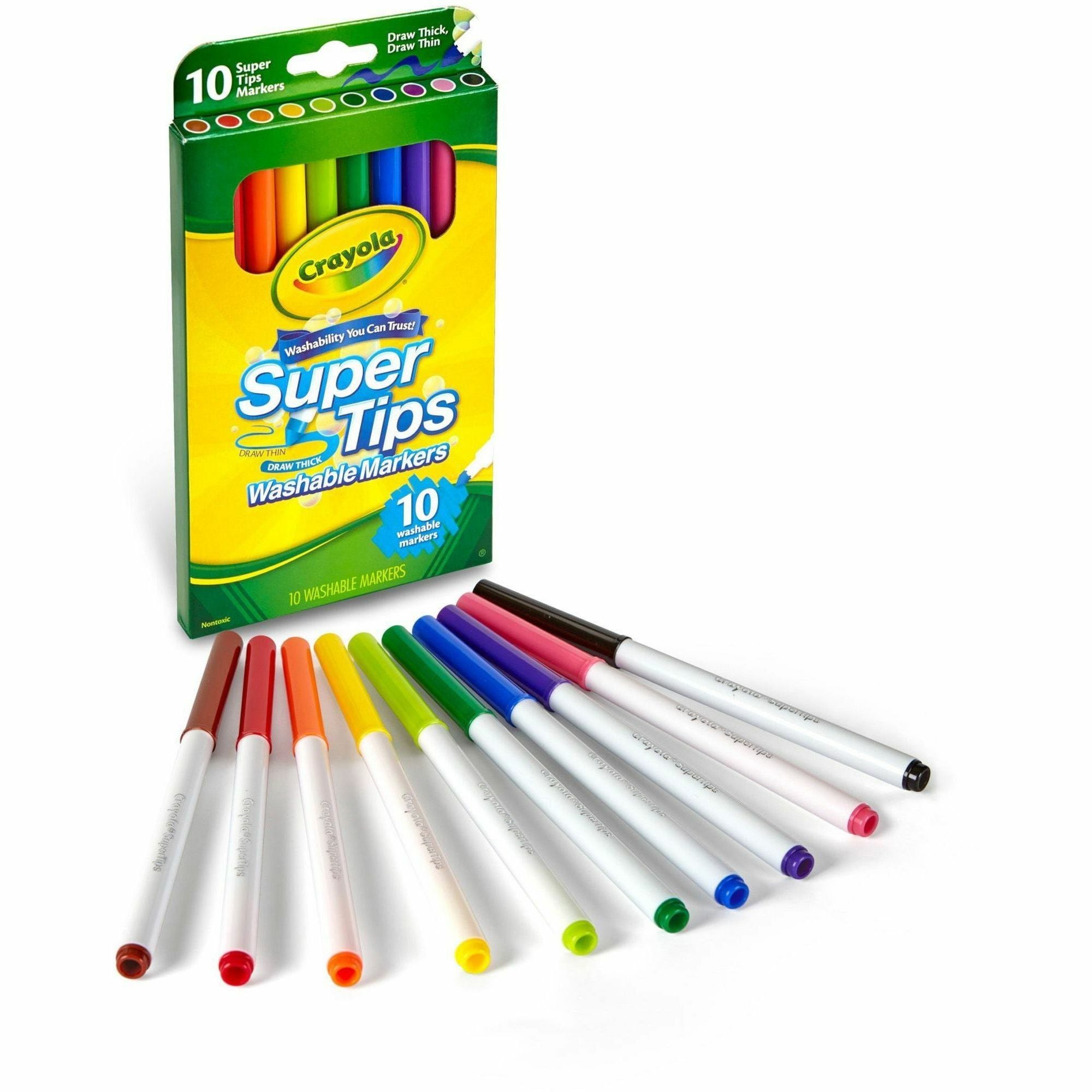 Crayola Super Tips 10 Washable Markers