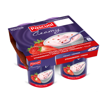 Pascual Creamy Strawberry Yoghurt (4pk)
