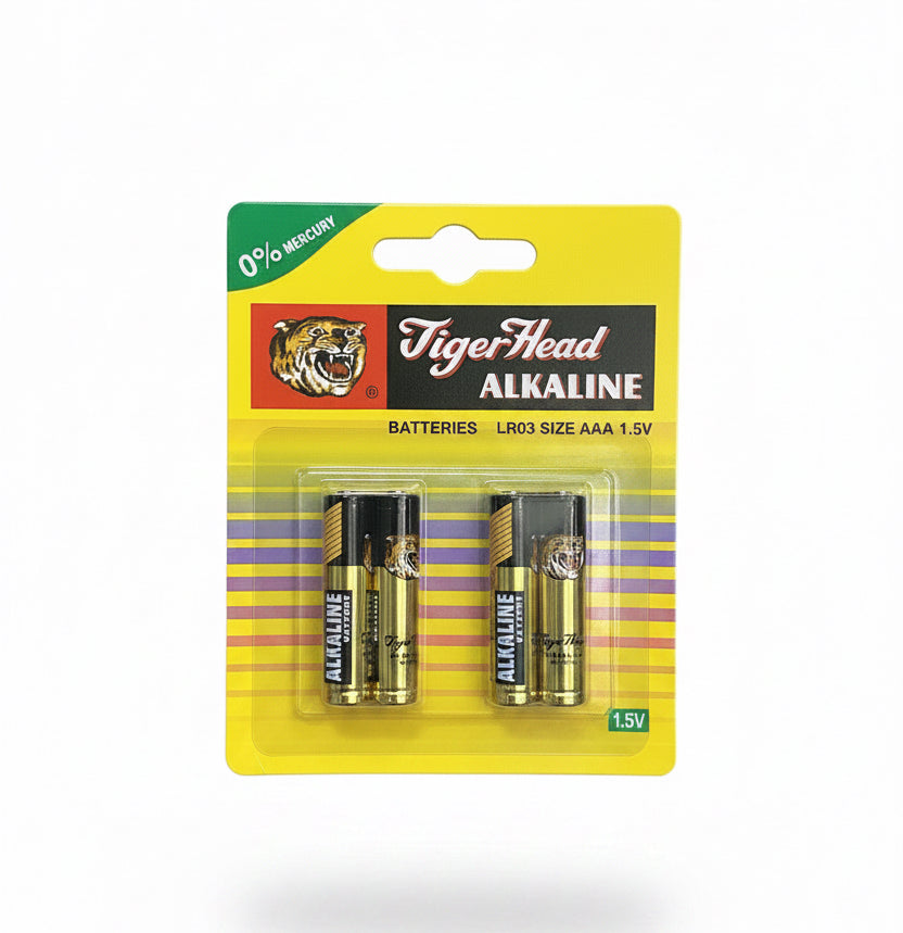 Tiger Head Alkaline Battery AAA Size 1.5V