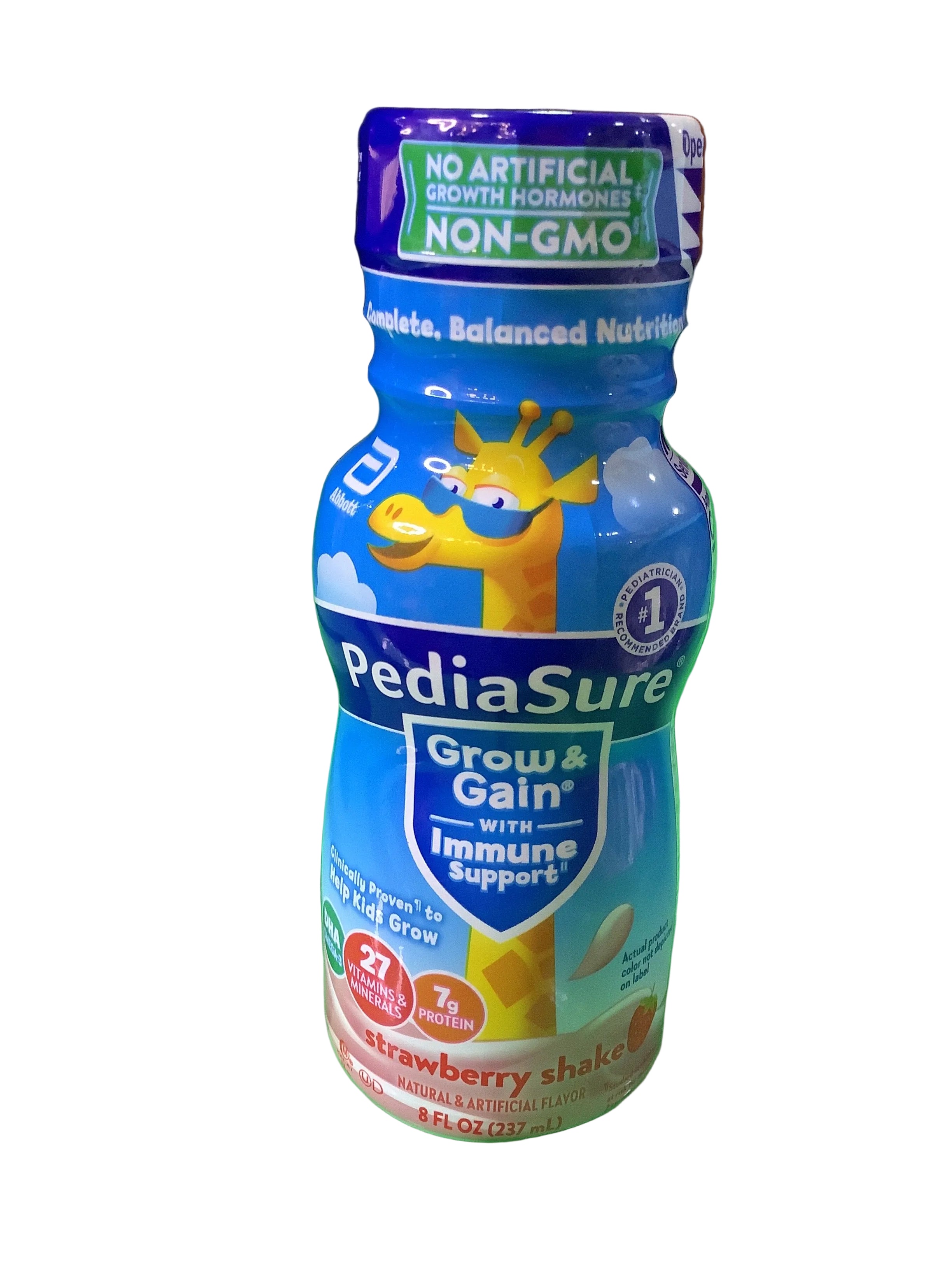 Pediasure Grow & Gain Strawberry Shake 237ml(Single)
