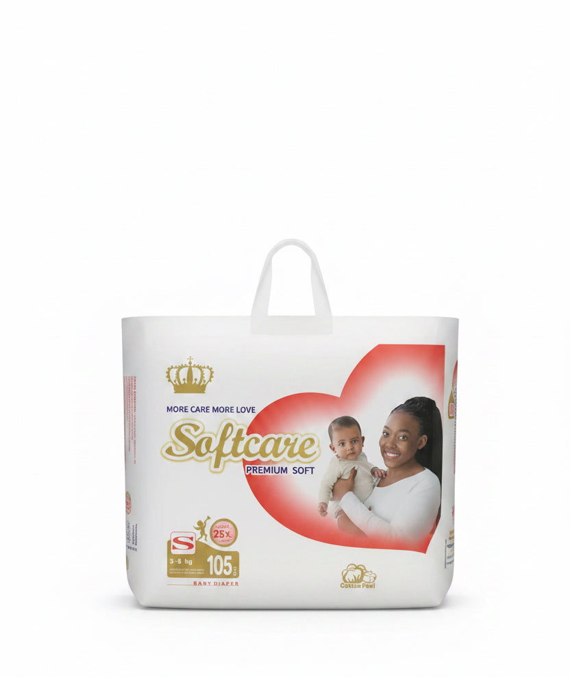 Softcare Diaper Small 3-8kg(105pcs)