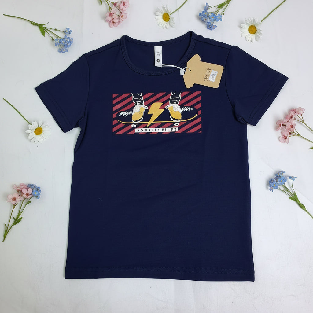 Wow No Break Rules Fashion Kids T-shirt.