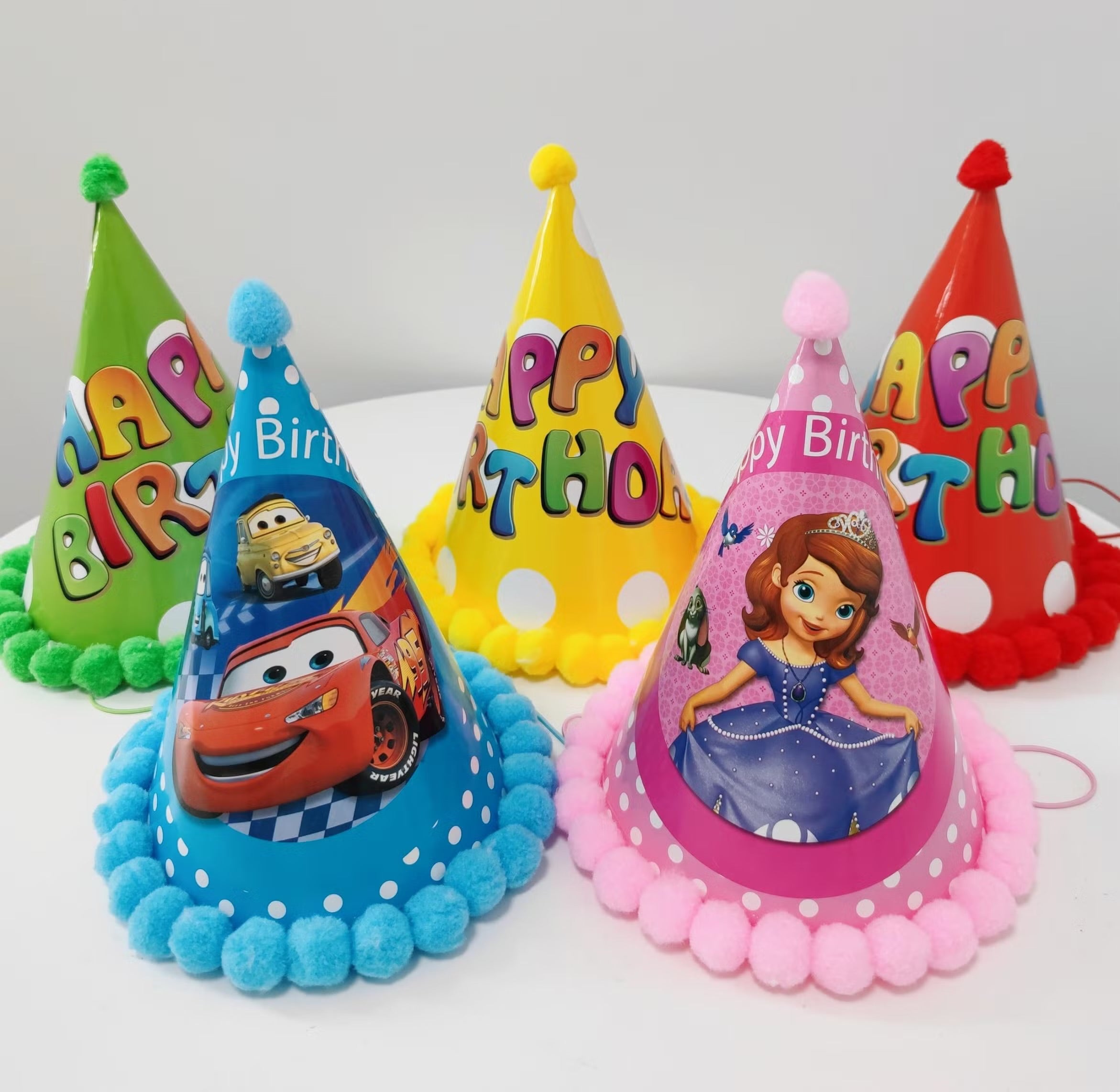 Party Cone Hat with foam design