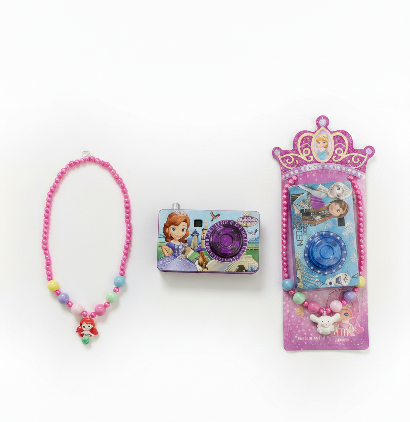Princess Character Camera With Necklace.
