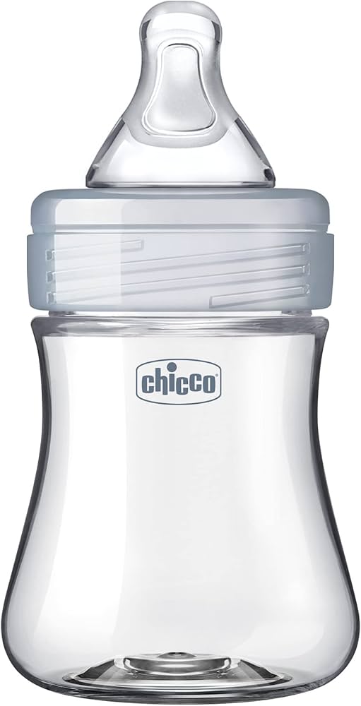 Chicco transparent feeding bottle(6m+)