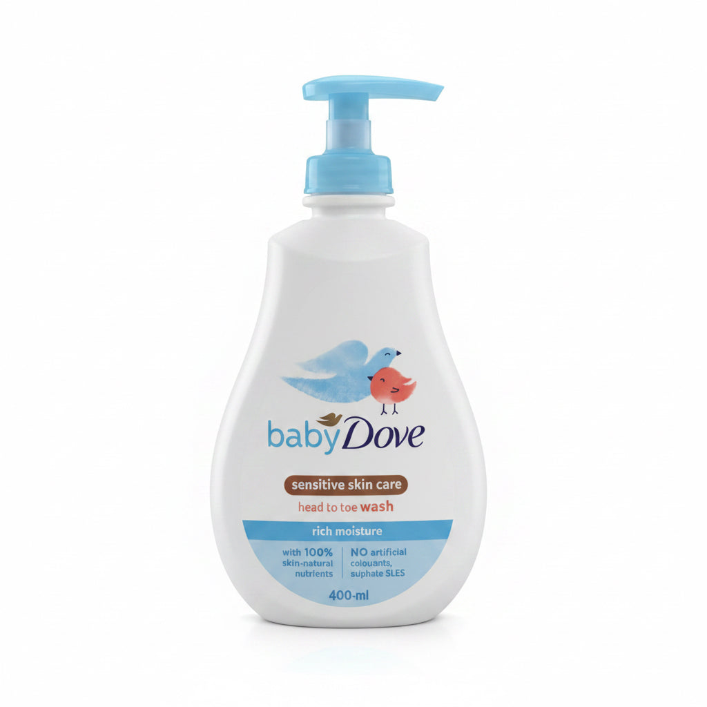 Baby Dove Head to Toe wash sensitive skin care (Rich Moisture)400ml
