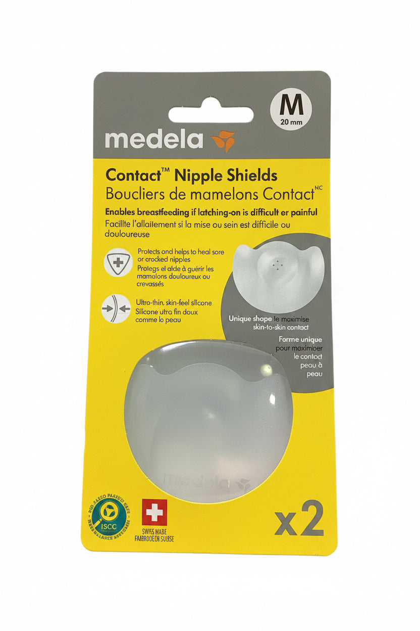 Medela Contact Nipple Shields 2in1 Pack  (M 20mm)