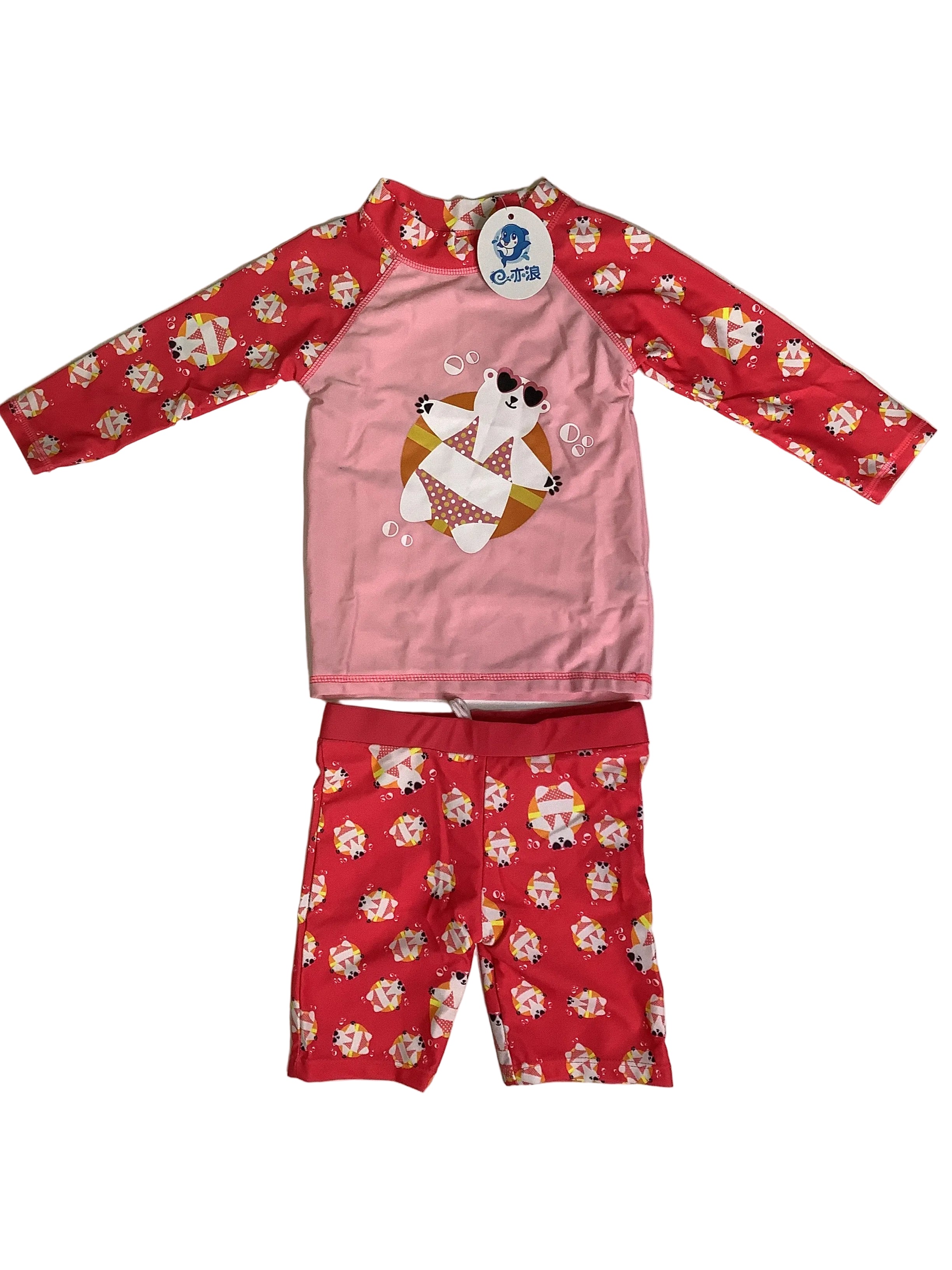 E.Lang Girls Swimsuit 2 Piece Set