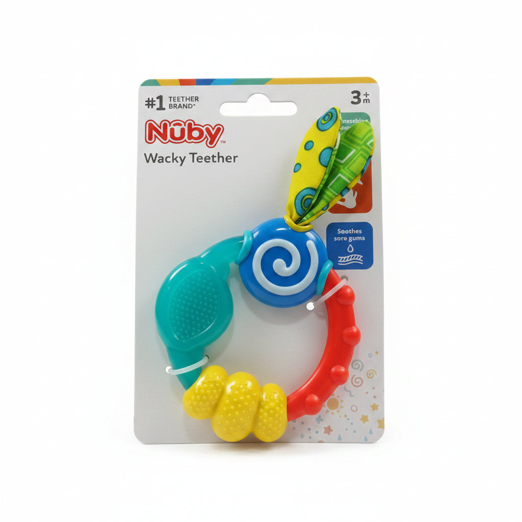 Nuby Wacky Teether (3m+).