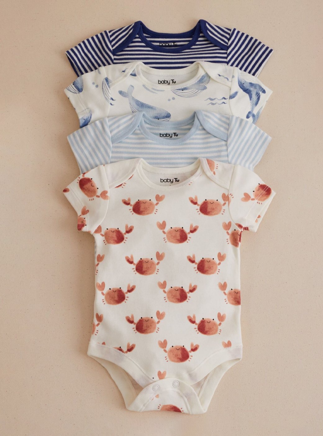 Tu 5in1 Baby BodySuits(3-6months)