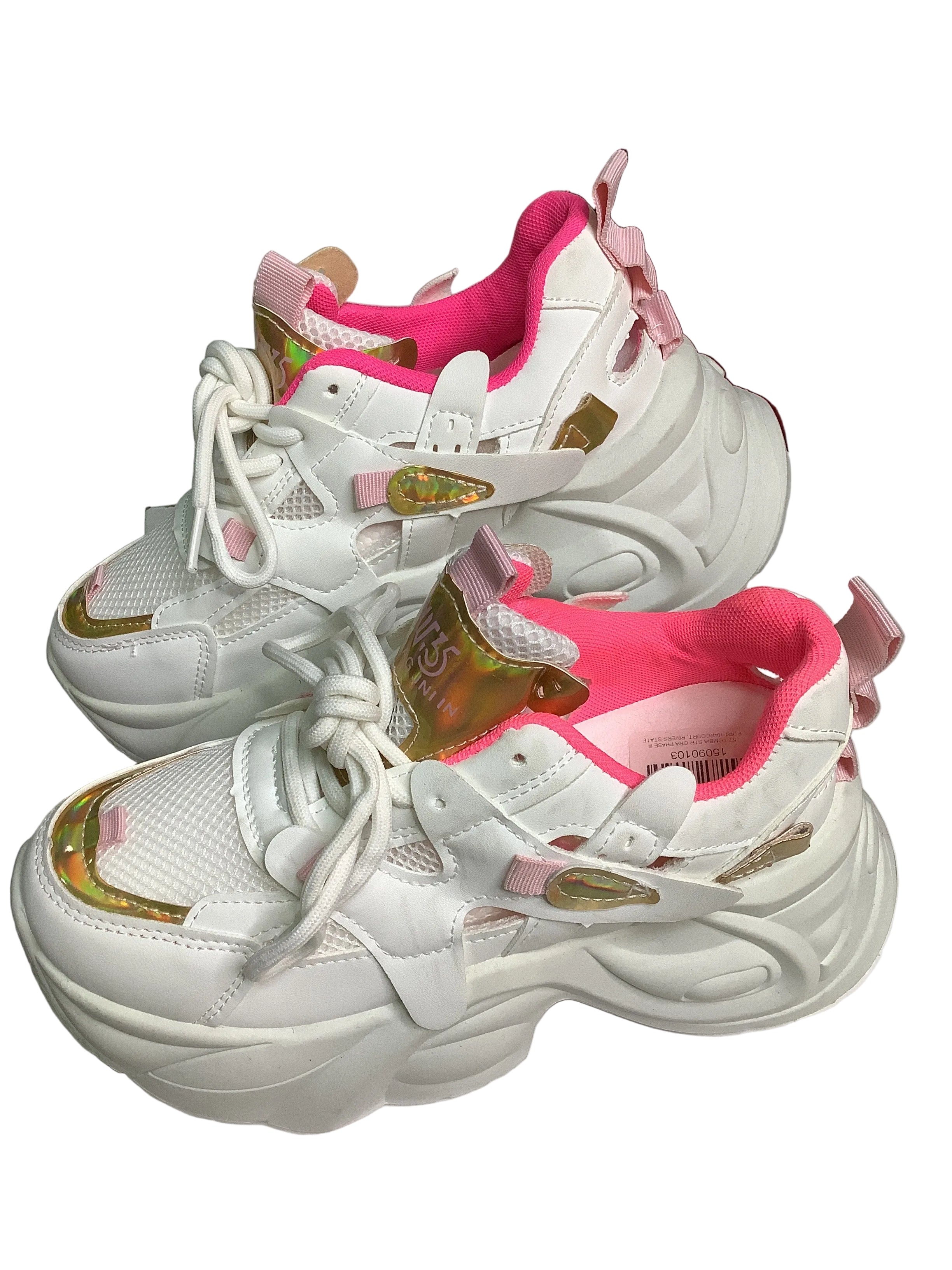 SHNAG JNI IN White Canvas Sneakers