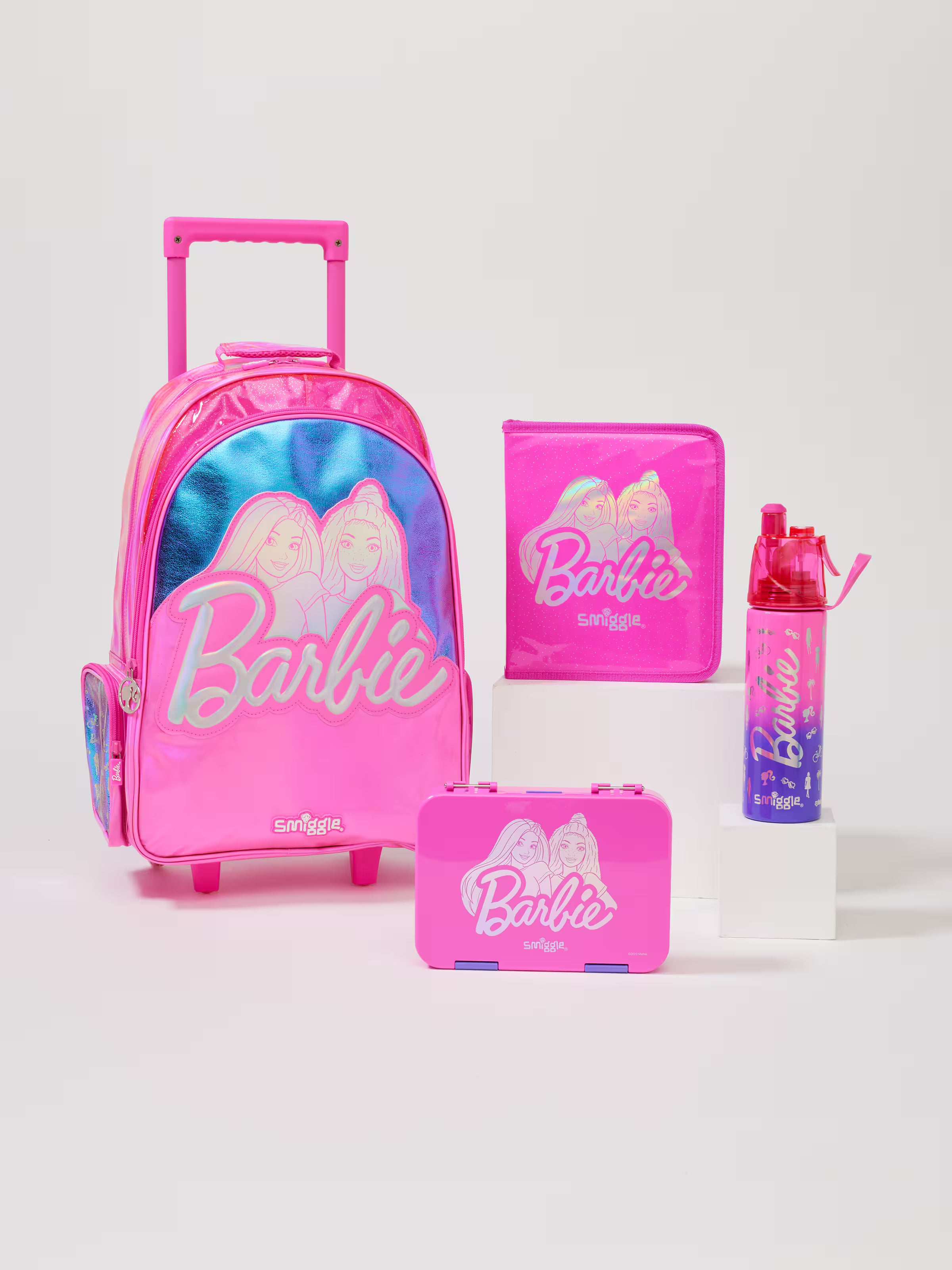 Barbie Light-Up Smiggle 4-in-1 Trolley Backpack