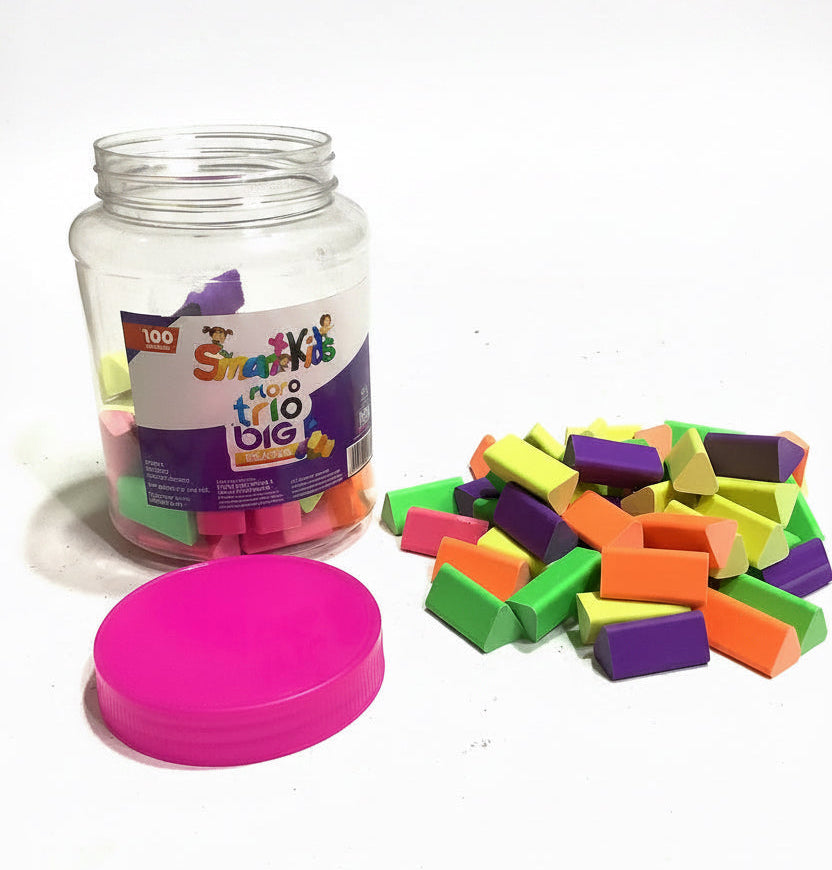 Smart Kids Floro Trio Big Erasers