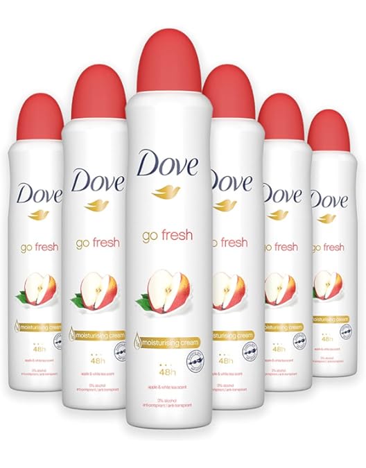 Dove Go Fresh Moisturising Cream 48h (Apple & White Tea Scent)