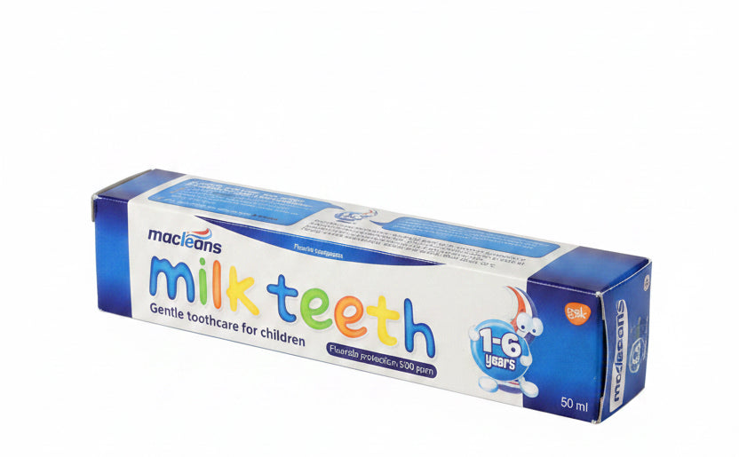 Macleans Milk Teeth Gentle Toothcare (1-6yrs) 50ml.