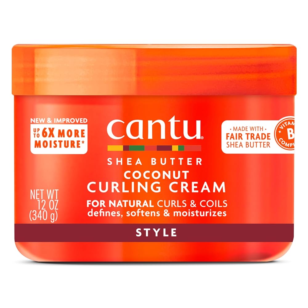 Cantu Shea Butter Coconut Curling Cream (340g).
